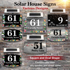 Personalised Outdoor Solar LED