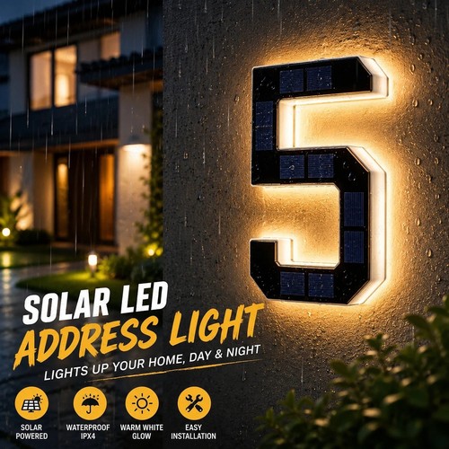 Led solar house - led,