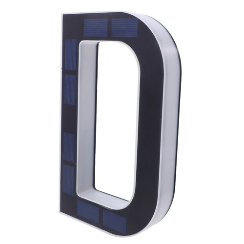 Solar address plaque - plaque, lighted