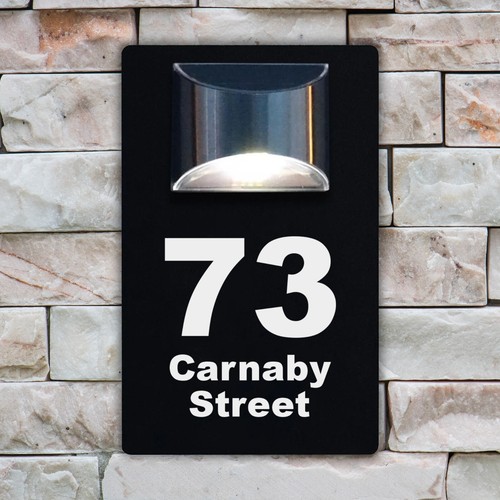 House number plaques - number,