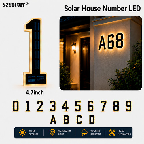 Solar led house - solar,