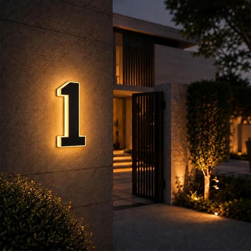 Solar house number 1 - house, "1"