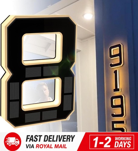 Inch solar led house numbers - led,