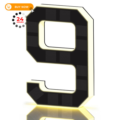 Solar house numbers for - house,