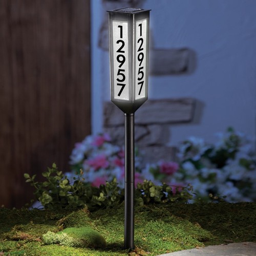 New solar powered address - new!,