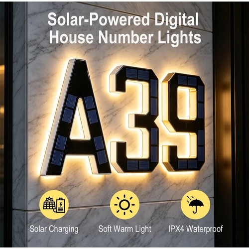 1pc solar lighted house - solar,