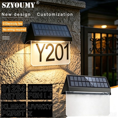 Solar house number light led - solar,