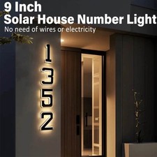 Solar LED House Numbers &