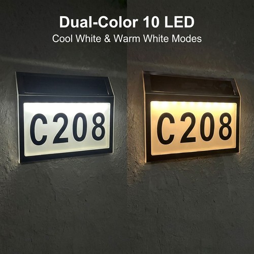 Solar address sign for - address,