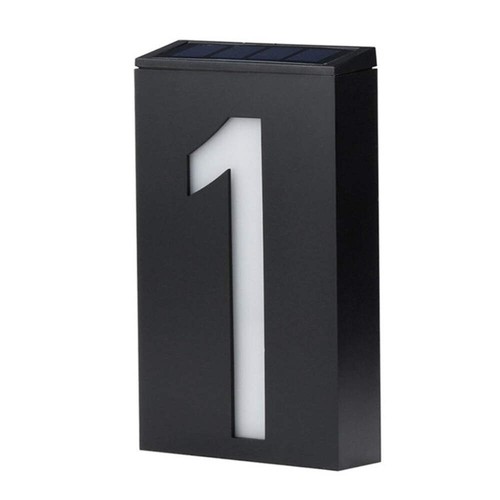 Solar led house number light - led,