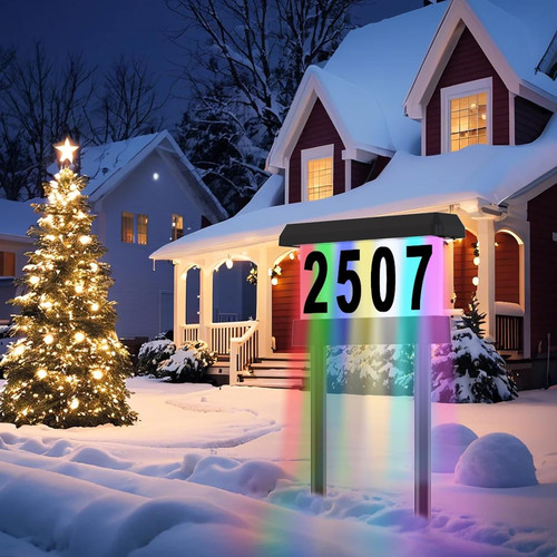Solar house number - solar,