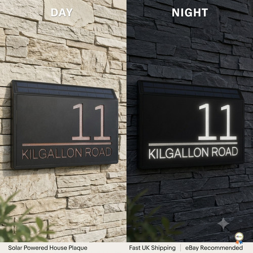 Personalised solar led house - led,