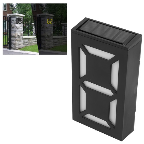 New house number light garden - number,