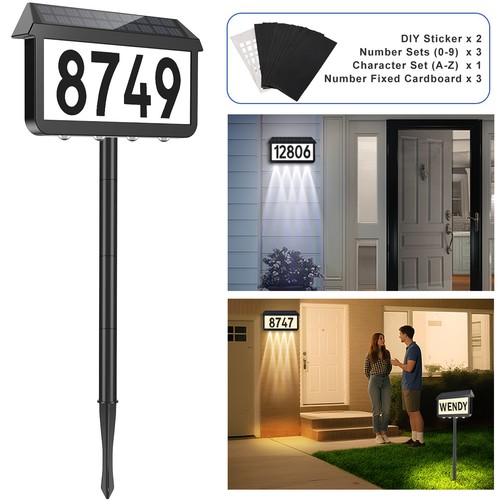 Led solar house - house, address