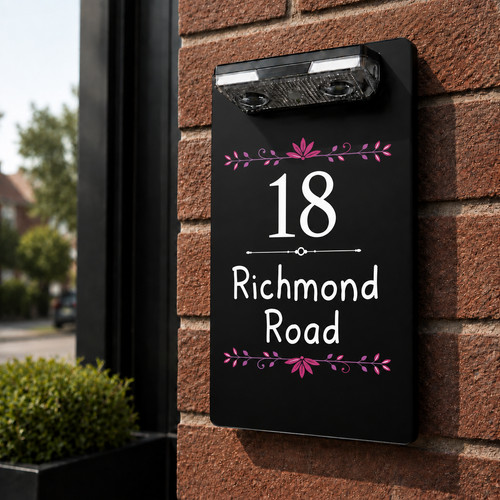 Personalised led solar house - solar,