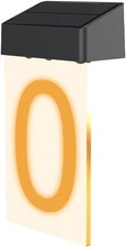 Solar House Number Doorplate