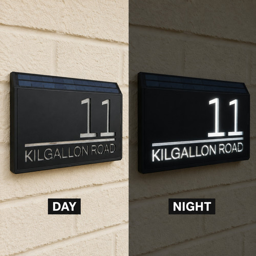 Light house sign solar led - up,