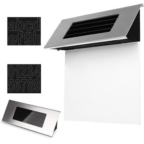 Solar house number light - house,