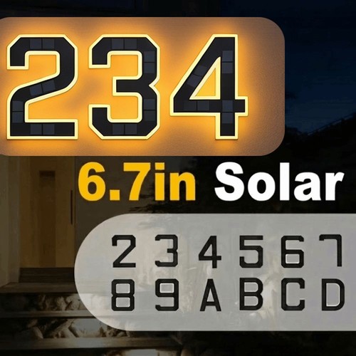Solar power led house - solar, address