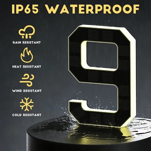 Solar power led house - power, address