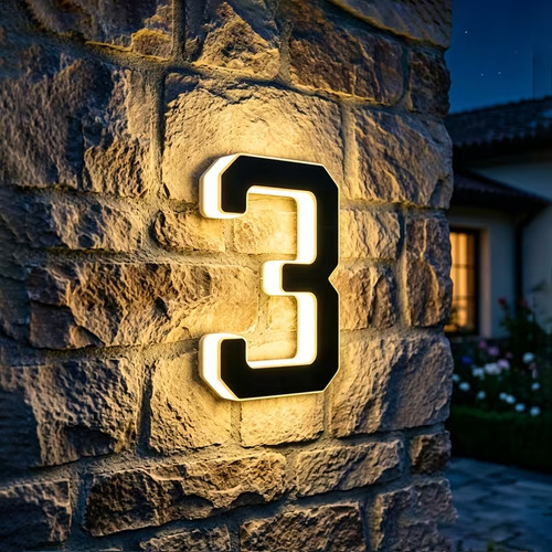 Solar house number light led - light,