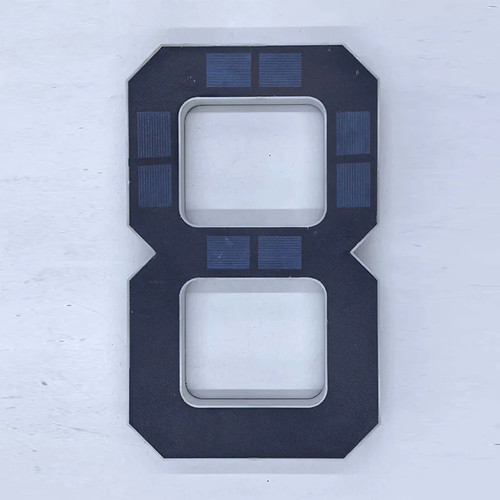 Solar led house - numbers, &