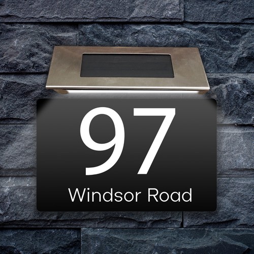 House number plaques - house,
